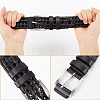 Braided Imitation Leather Chain Belts AJEW-WH20020-053B-6