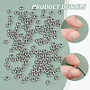 Unicraftale 150Pcs 304 Stainless Steel Smooth Rondelle Beads STAS-UN0057-10-4