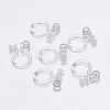 Plastic Clip-on Earring Findings X-KY-P007-H01-3