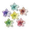 Printed Acrylic Bead Caps MACR-F087-03-1