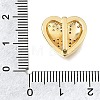Mother's Day Brass Micro Pave Cubic Zirconia Slide Charms KK-E802-21G-B-3
