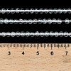 Natural White Topaz Beads Strands X-G-P627-3mm-02-5