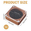 Wooden Jewelry Badge Packaging Boxes with Clear Acrylic Magnetic Lids CON-WH0086-246A-2