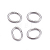 Tarnish Resistant 304 Stainless Steel Open Jump Rings X-STAS-F221-40P-G-2