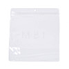 Rectangle Transparence EVA Zip Top Gift Bags OPP-T003-02C-06-1