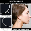 Unicraftale 304 Stainless Steel Hoop Earring Findings STAS-UN0003-96-5