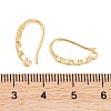 Rack Plating Brass Cubic Zirconia Earring Hooks KK-S374-05G-03-3