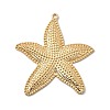 Brass Big Pendants KK-P321-01F-G-1