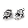 925 Thailand Sterling Silver Lobster Claw Clasps STER-D003-17AS-2
