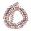 Natural Cultured Freshwater Pearl Beads Strands PA-CBAC463-10-5