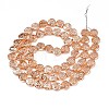 Electroplate Glass Beads Strand LS-EGLA-S188-19-A02-2