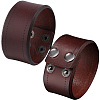 Flat Sided Cowhide Leather Cord Bracelets BJEW-CL0001-59-7