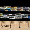 Electroplate Glass Beads Strands EGLA-C003-01-4