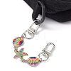 Ocean Theme Alloy Enamel Link Purse Strap Extenders AJEW-BA00124-02-2