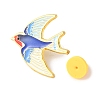 Golden Bird Enamel Pins JEWB-K031-01A-G-3