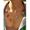 Yilisi 48Pcs 24 Style Resin Pendants RESI-YS0001-08-6