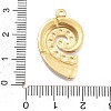 304 Stainless Steel Polymer Clay Rhinestone Pendants RESI-R155-012G-06-3