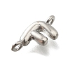 Brass Connector Charms KK-P295-01P-F-2