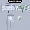 288Pcs Foam & Iron Artificial Flower AJEW-SP0003-58A-2