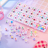 264Pcs 28 Styles Opaque & Transparent Acrylic Beads OACR-TA0004-78-6
