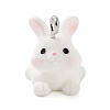 Opaque Resin Pendants RESI-Z014-01I-1