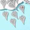 SHEGRACE Valentine's Day Brass Clear Cubic Zirconia Pendants XGRQ3K656-561P-4