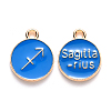 Alloy Enamel Pendants LS-X-ENAM-S124-01B-02F-1