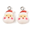 Christmas Theme Opaque Resin Pendants RESI-S08-02I-1