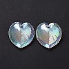 UV Plating Rainbow Iridescent Acrylic Pendants OACR-C003-08G-4