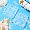 2Pcs DIY Silicone Molds DIY-CJ0003-32-6