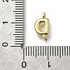 Brass Connector Charms KK-P295-01G-D-3