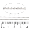 Anti-Tarnish Rhodium Plated 925 Sterling Silver Cable Chains LS-STER-E072-02P-02-2