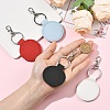 10Pcs PU Leather Keychains KEYC-YW00295-01-4