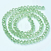 Electroplate Glass Beads Strands EGLA-A034-T8mm-B17-2