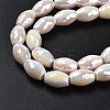 Electroplate Glass Beads Strands EGLA-S194-15A-A04-3