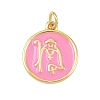 Brass Enamel Pendants KK-L251-02G-D05-1