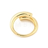 Brass Open Cuff Rings RJEW-G309-02G-3