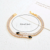 Snake Brass Pave Cubic Zirconia Link Chain Bracelets UA5889-2-3