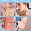 20Pcs 2 Colors Flower Alloy Rhinestone Pendants FIND-YW0011-39-6