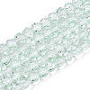 Transparent Glass Beads Strands X-GLAA-E036-07Z-02-2