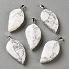 Natural Howlite Pendants GG-CBACB71-05P-23-1