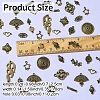 60Pcs 15 Styles Tibetan Style Alloy Connector Charms FIND-YW0005-19-3