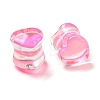 Glass Ear Gauges Flesh Tunnels Plugs EJEW-P293-01-2