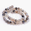 Round Natural Dragon Veins Agate Beads Strands X-G-S124-8mm-2