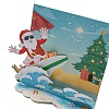 Square 3D Pop Up Paper Greeting Card AJEW-P124-C01-2