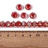 Handmade Foil Glass Beads FOIL-Q001-02E-4