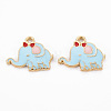 Alloy Enamel Pendants ENAM-N048-007A-2