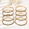 304 Stainless Steel Enamel Hinged Cuff Bangles for Women SA-CBAC920-15G-02-1