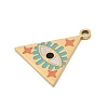 304 Stainless Steel Enamel Pendants STAS-I325-104E-G-2