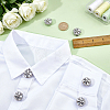 Alloy & Rhinestone Cufflinks FIND-FG0005-66P-02-4